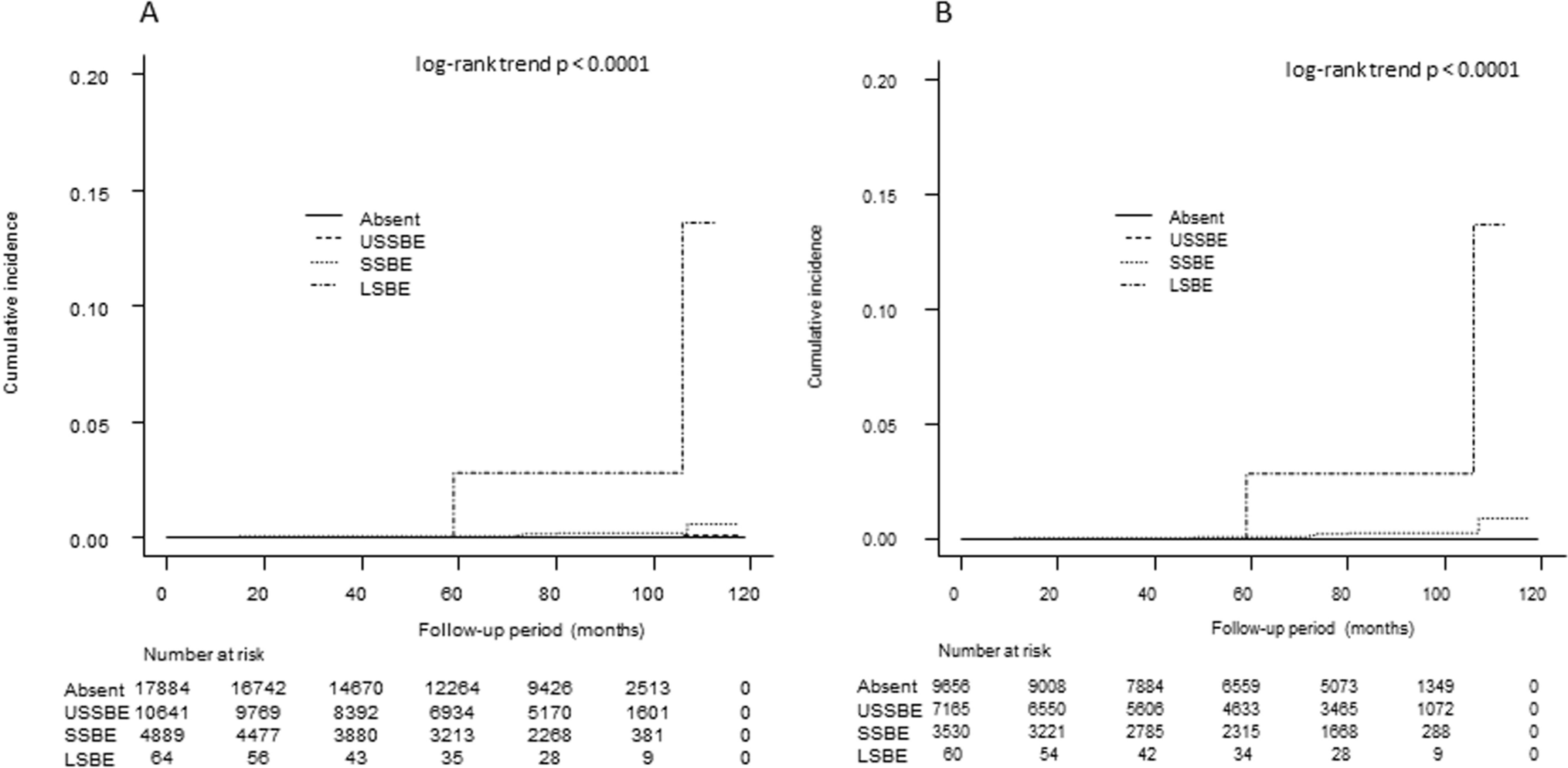 Cancer risk by length of Barrett’s esophagus in Japanese population: a nationwide multicenter retrospective cohort study
