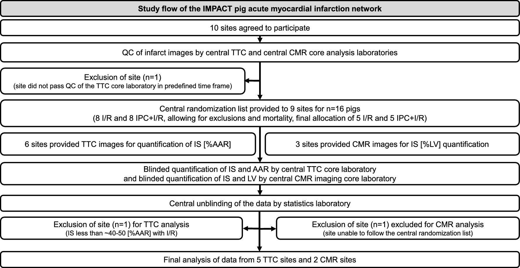 The IMproving Preclinical Assessment of Cardioprotective Therapies (IMPACT): multicenter pig study on the effect of ischemic preconditioning