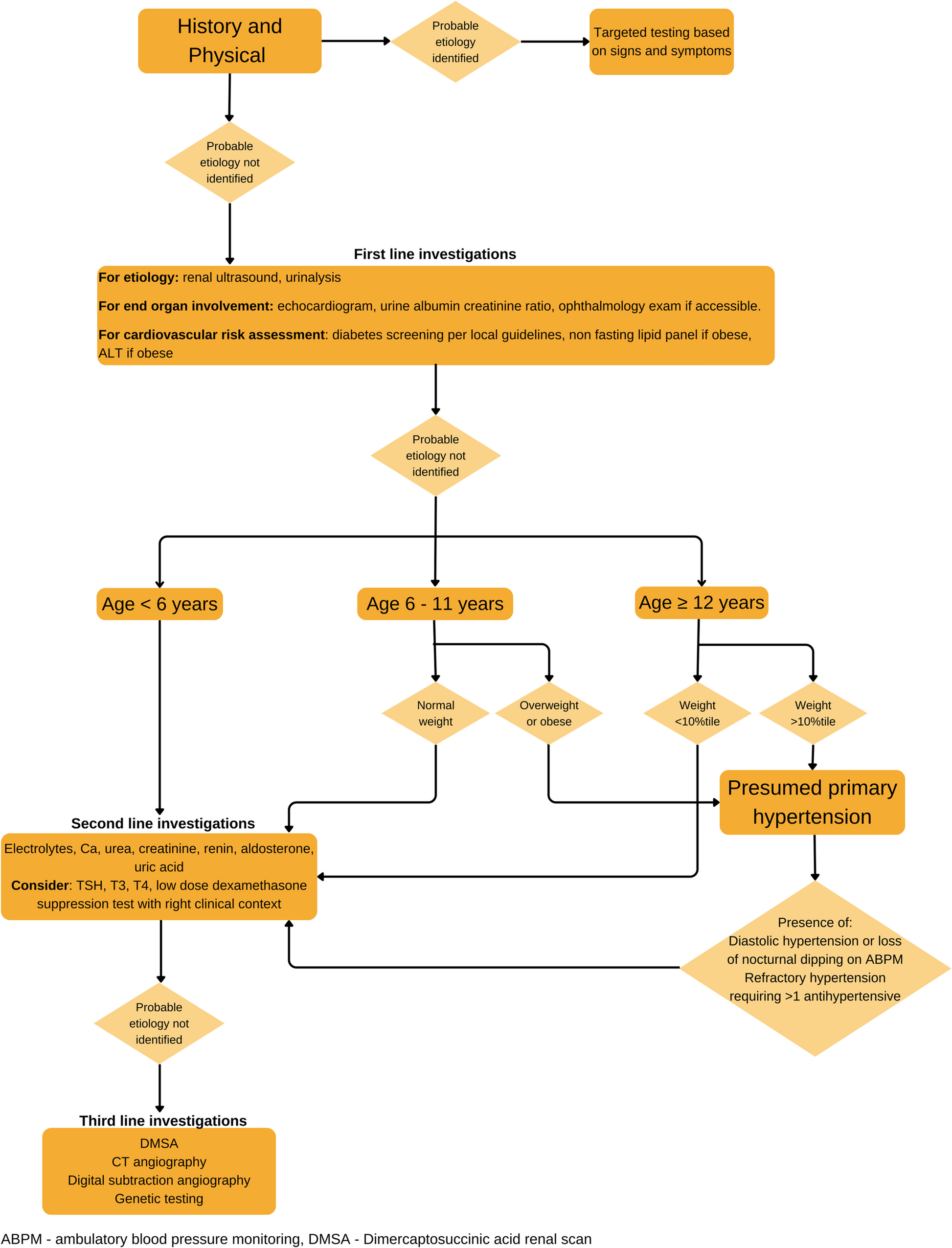 Secondary Hypertension in Children—Identifying and Investigating at Risk Children