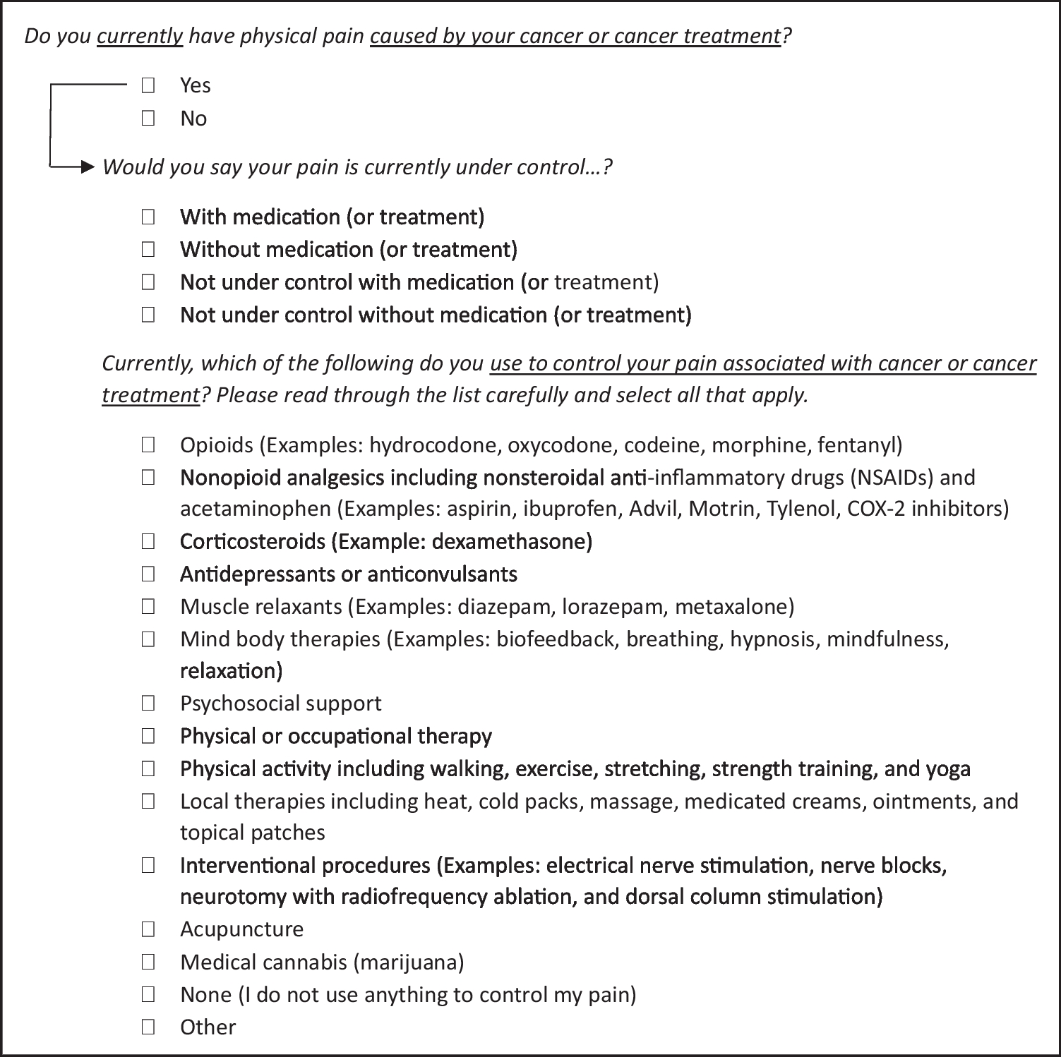 Factors associated with cancer-related pain among Utah cancer survivors